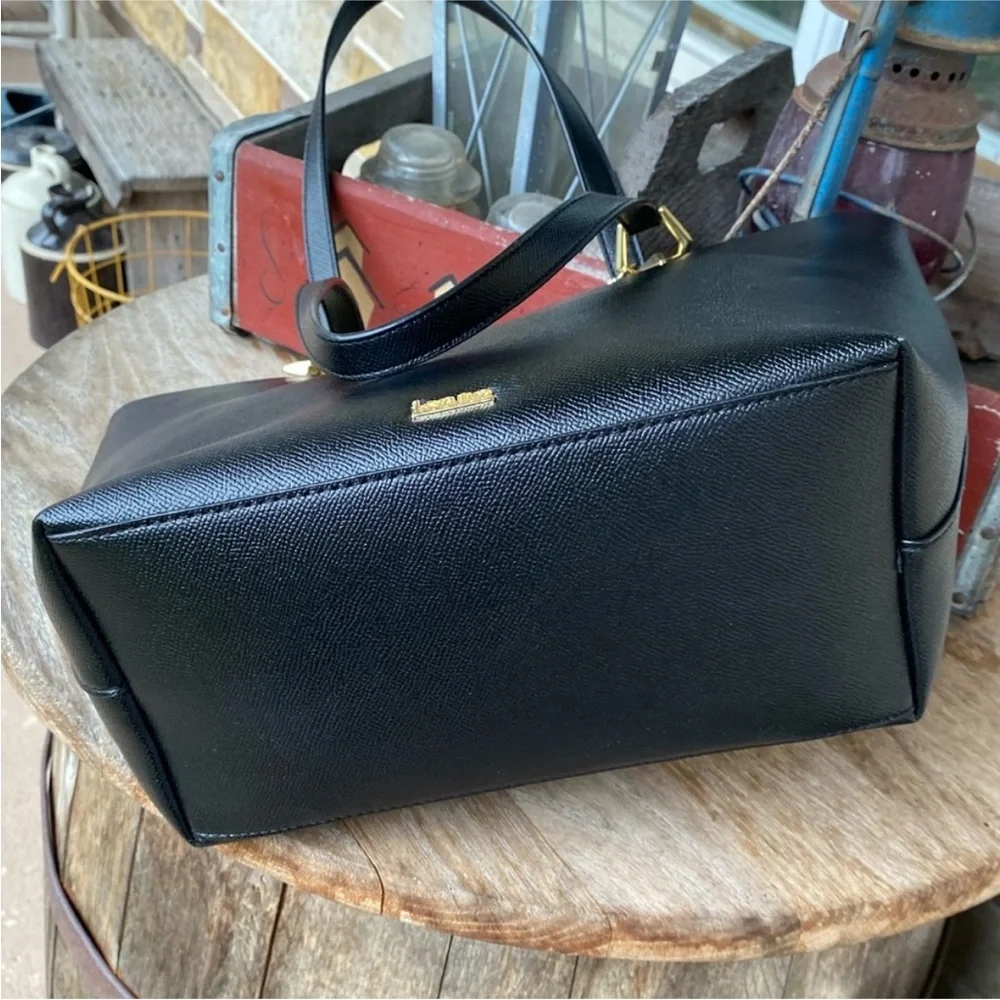 Kate Landry Celestial Charm Black Shoulder Bag‎